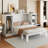 Twin Size Murphy Bed With Bedside Shelves And Wardrobe