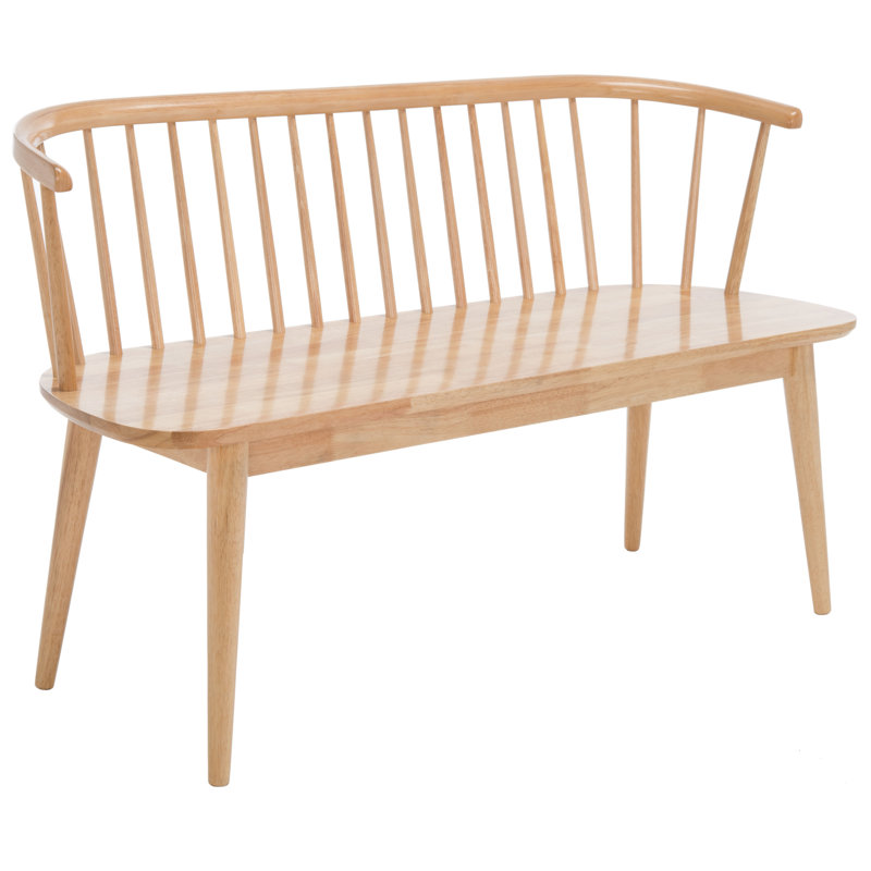 Solid Wood Bench, Natural
