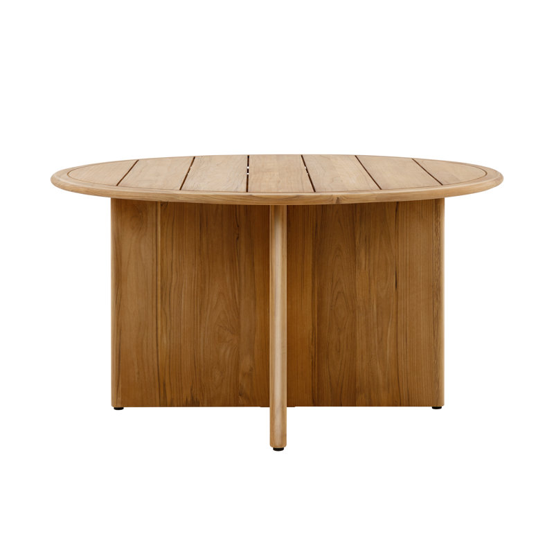 Everlee Outdoor 55" Round Dining Table