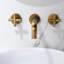 Robinet de meuble-lavabo mural avec égouttoir escamotable-115721158