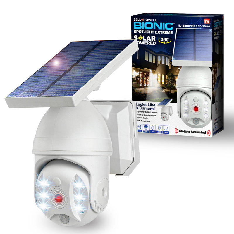 LED Solar Power Spot Light with Motion Sensor, White
