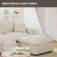  Canapé modulaire 6 places Comfy Cloud Canapé pour salon, Canapé modulaire rembourré modulaire à assise profonde, Housses de coussin amovibles et lavables-1491879095