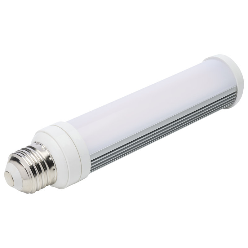 8 Watt LED PL E26 Base 27K/30K/35K/40K/50K CCT Selectable Type B Ballast Bypass 120-277 Volt