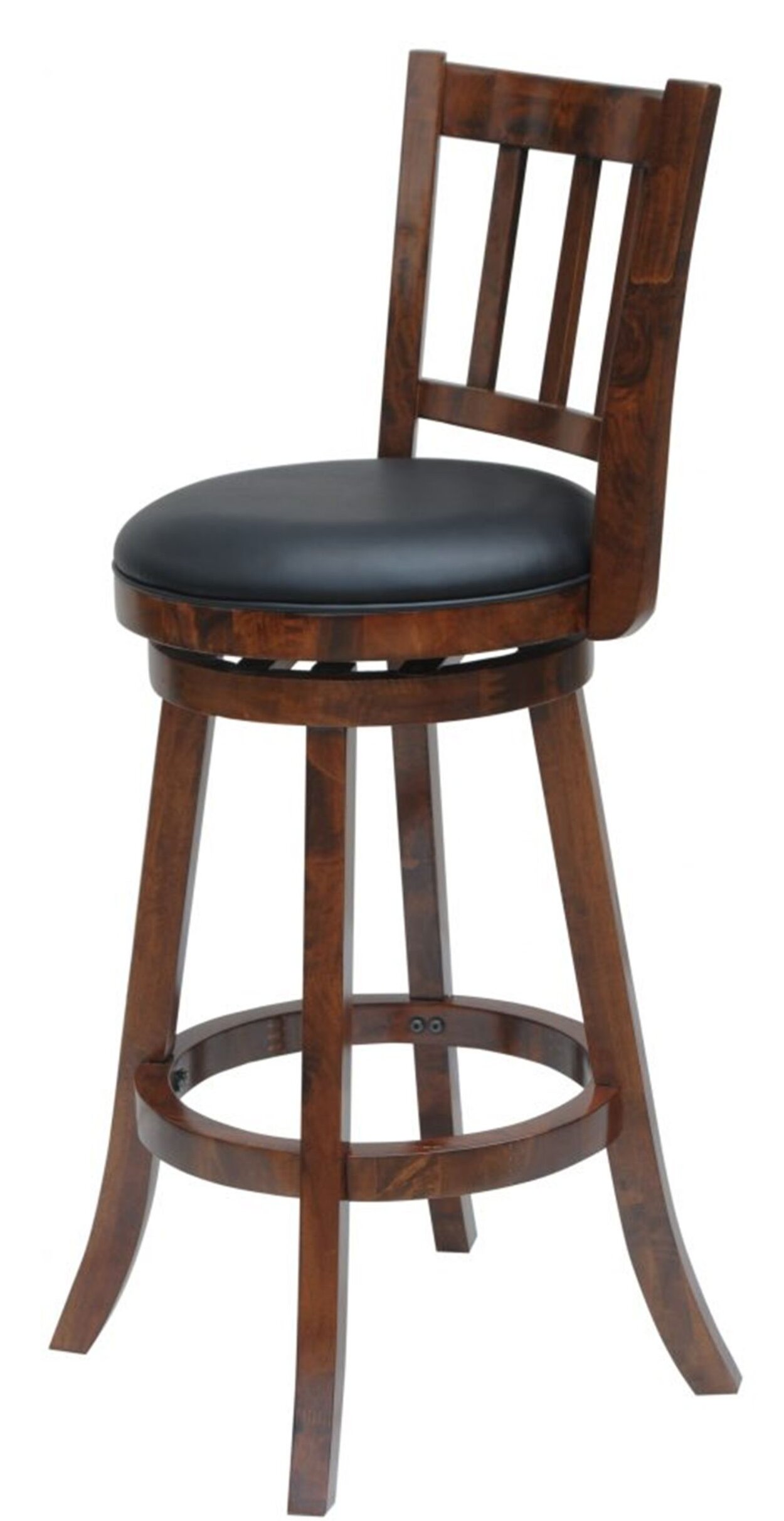 Red Barrel Studio® Swivel Solid Wood Counter Stool | Wayfair