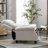 35.4" Classic Fabric Upholstered Push Back Recliner With Wooden Legs (Set Of 3 )-110985607