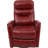 Akeelah 30" Top Grain Leather Manual Swivel Glider Recliner with Flared Arms-1835822415