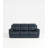 Genuine Leather Non-Power Reclining Sofa With Drop Down Table