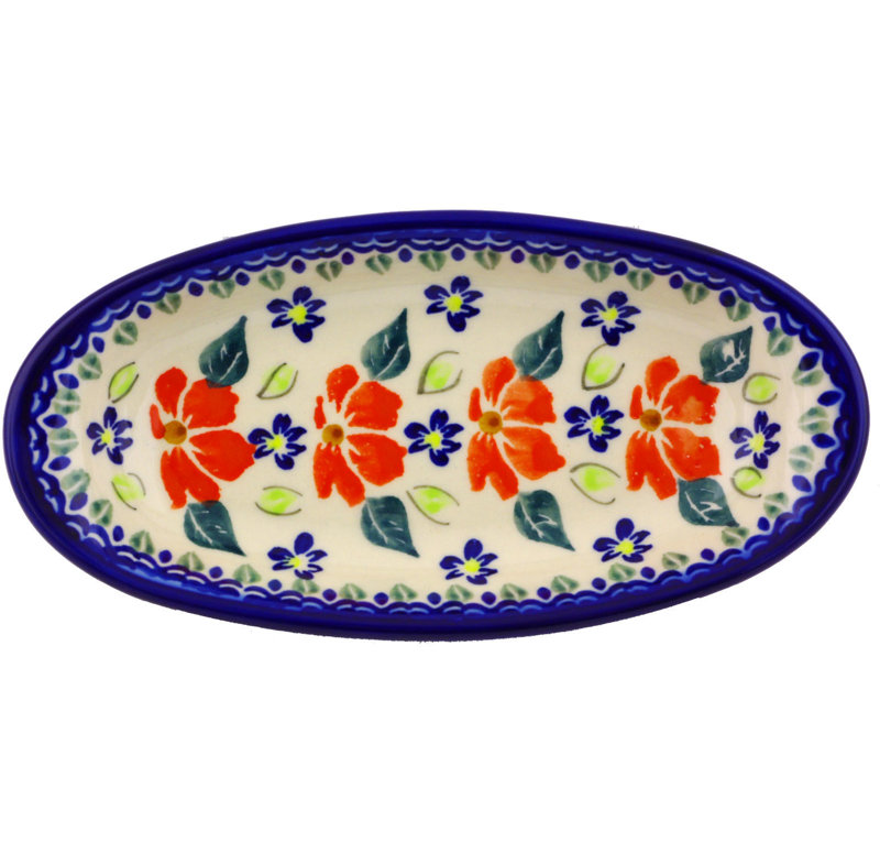 Grecian Fields Stoneware Platter