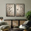 «Birch Tree Birds Woodland Nature», ensemble de 2 reproductions d'art encadrées-654460825-654460824