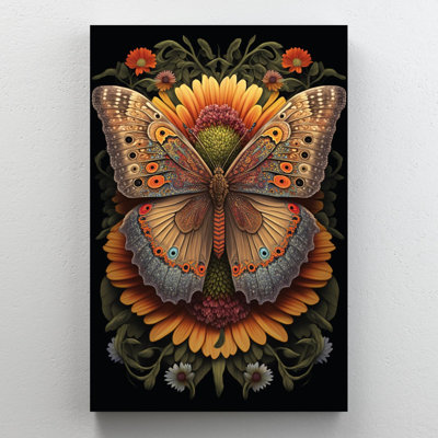 " Gerbera Daisies And Butterfly "