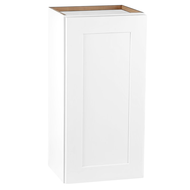 White Solid Wood Wall Cabinet 1 Door 2 Shelves For Kitchen Laundry Garage 12"W12"D30"H High - Quality And Easy To Assemble Single With Adjustable Bathroom Office Versatile