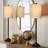 Pavanjit Buffet Lamps Table Lamps Unique Artistic Design Shade for Console Table at Landing Erea, Entryway, Buffet or Sideboard Table at Dinning Room-1965147368