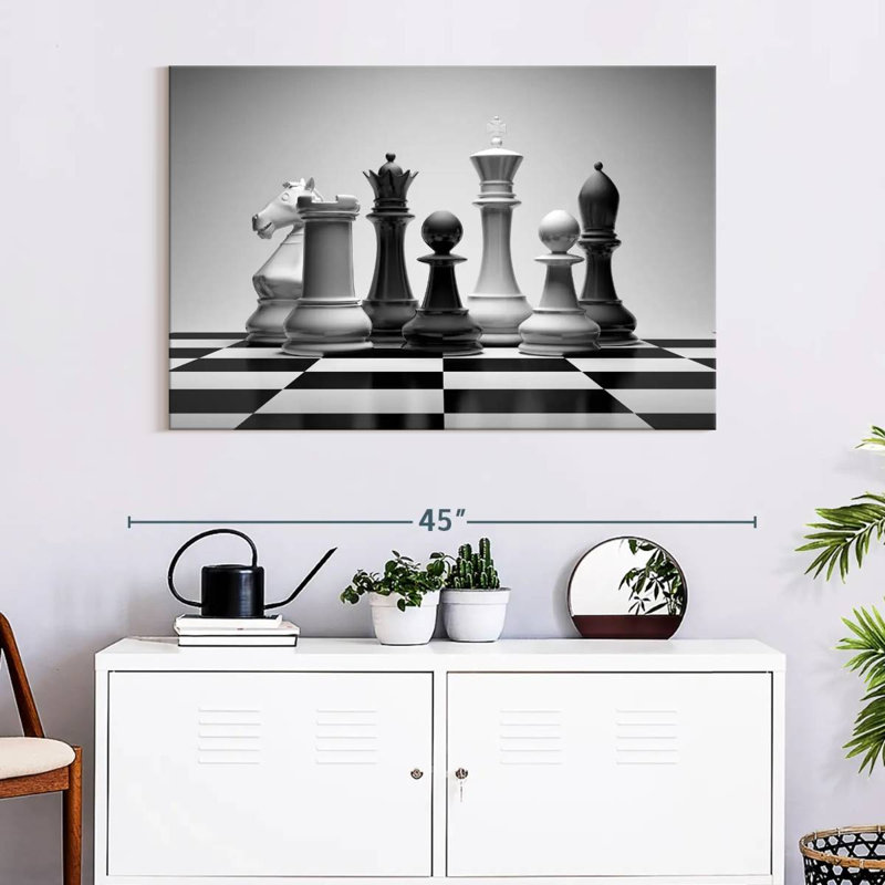 Senne Virtual Chess, 26" H x 39" W