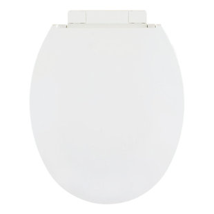 Siège de toilette rond en plastique