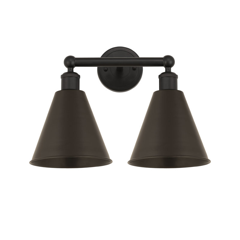 Éclairage de salle de bain à intensité variable à 2 lumières Dorantes, Bronze huilé