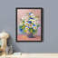 «White Gerbera Daisies & Wildflowers», art mural, impressions botaniques florales, œuvre d'art encadrée sur papier-93487853-93487852