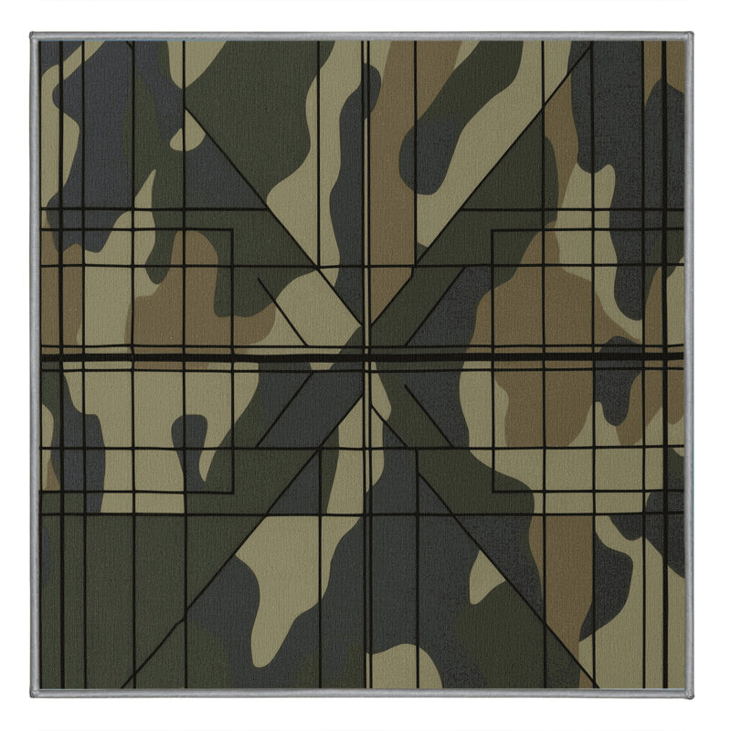 Shield Flow Rug, Square 3'