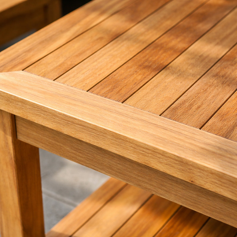 Table d'appoint en teck Galvan