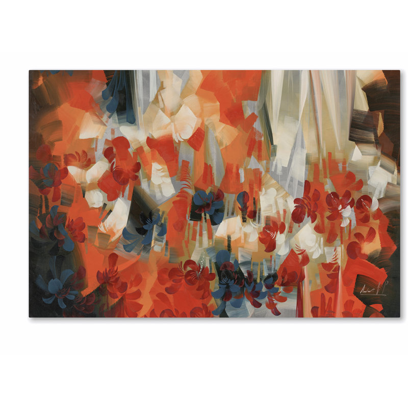 Reproduction d’automne sur toile tendue, H 30 po x l 47 po x P 2 po