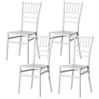White Stackable Chiavari Dining Chair