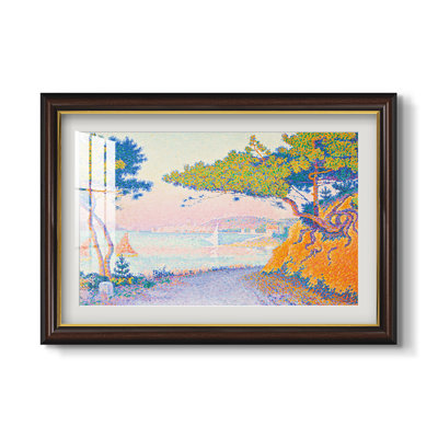 Golfe Juan, 1896-Paul Signac-Impression encadrée personnalisée
