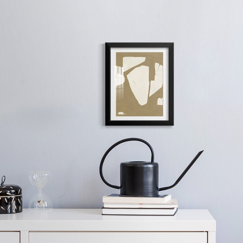 ChunkyAb AbstractIIP Premium Gallery, H 28,5 po x l 20,5 po, Noir