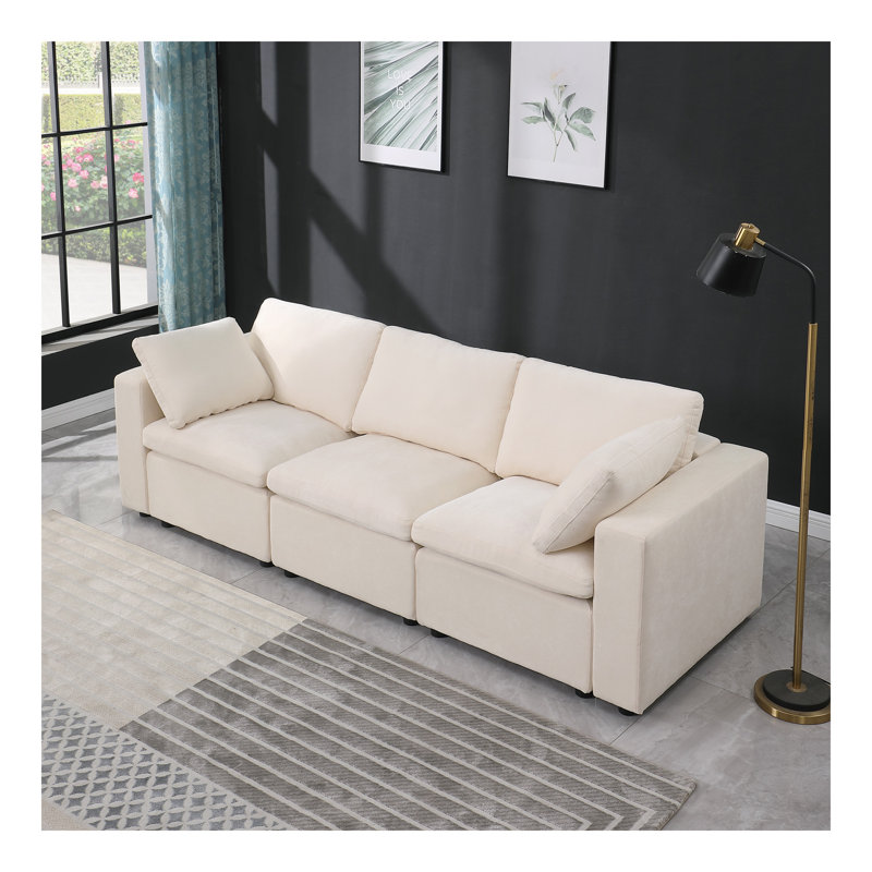 Canapé modulaire modulaire 3 pièces