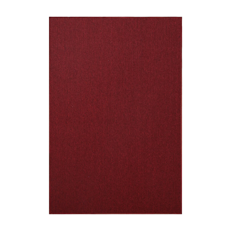 Rouge moderne intérieur / extérieur, Rectangulaire 2 pi x 3 pi
