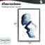 Cadre flottant silhouette Feeling Blue Portrait, conception par Simone Elum-777894319-777894318