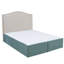 Jupe de lit plissée Vilano de Southshore Fine Linens, en microfibre doublement brossée, retombée de 38 cm (15 pouces), lavable à la machine, format Queen, brun chocolat-912812026-912812001
