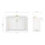 61 IN.  Single Bathroom Vanity-9347657-9347663-77140974