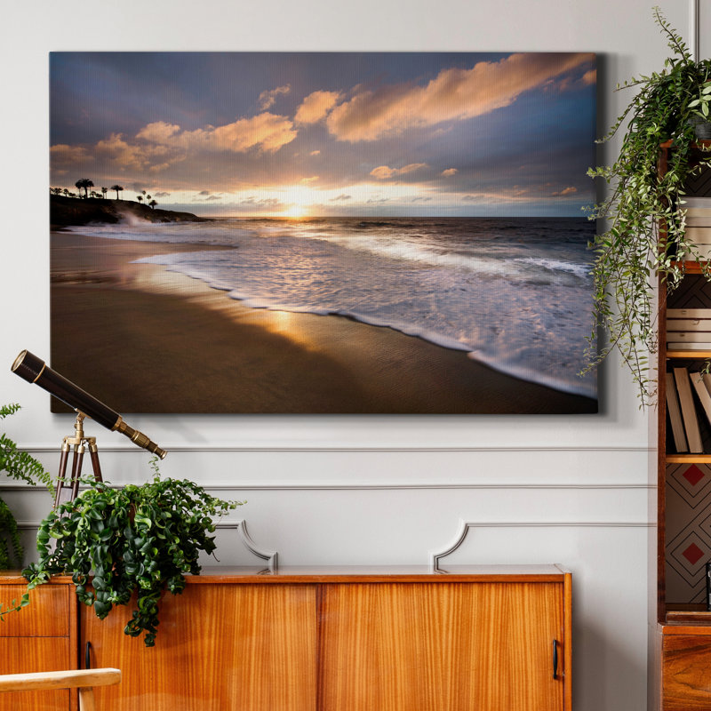 " Sunset Beach ", 8" H x 12" W x 1" D
