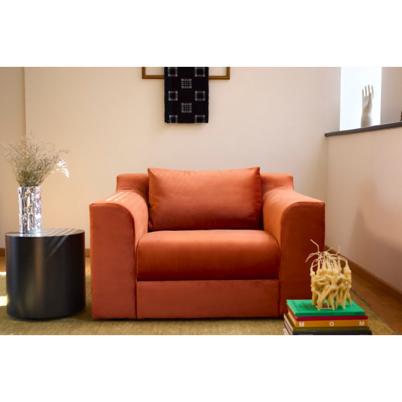 Elevate Chair, Amber Recycled Velvet