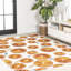 Tapis intérieur / extérieur orange / crème Kaue-674523421