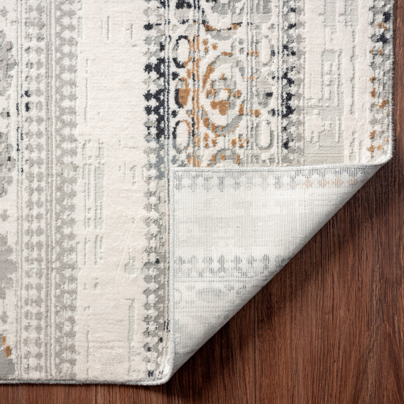 Tapis gris Bliss, Rectangle 2 pi x 3 pi