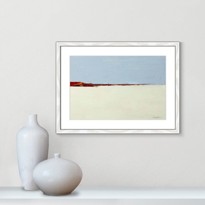 Desert Plains par - impression, H 17 po x l 23 po x P 0,75 po, Cadre blanc