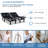 Adjustable Smart Bed Base - Remote Control, Zero Gravity, Massage, USB Ports-2109776817