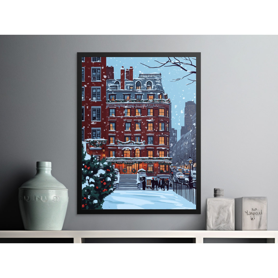 New York Christmas Matte Poster