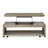 Rectangular Lift Top Storage Cocktail Table With Casters