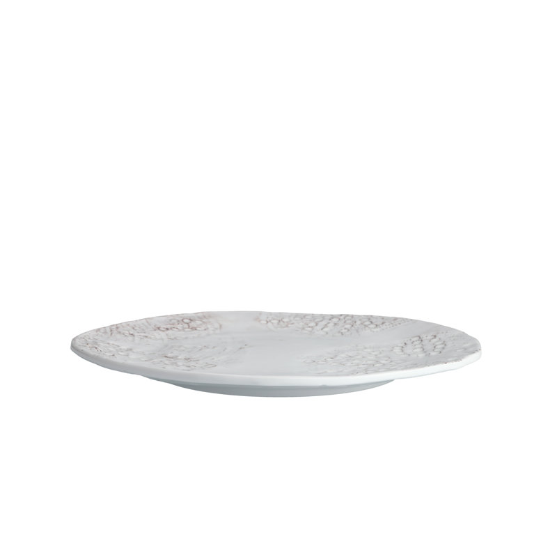 Eddie 11.25" Melamine Dinner Plate, White