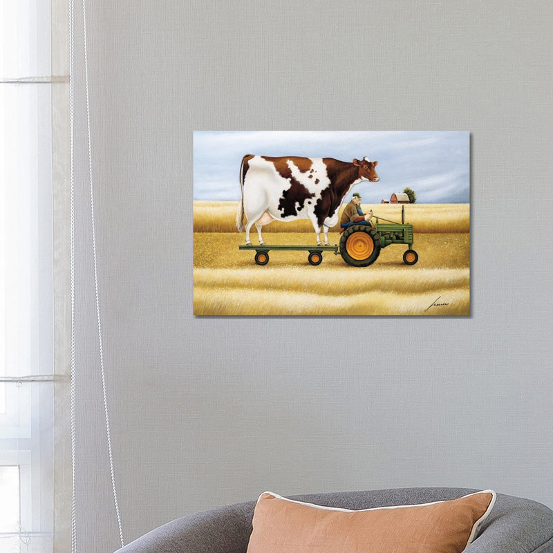 Ride To The Fair by Lowell Herrero - Wrapped Canvas Painting, 66.04 cm H x 45.72 cm W x 3.175 cm D