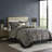 Reversible 5 Piece Bedding Sets, Queen Jacquard Paisley For Home