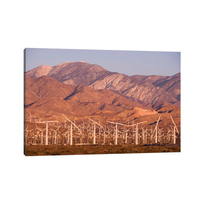A Wind Farm in the San Gorgonio Mountain Pass I, Palm Springs, California 1 Piece Wrapped Canvas Wall Art