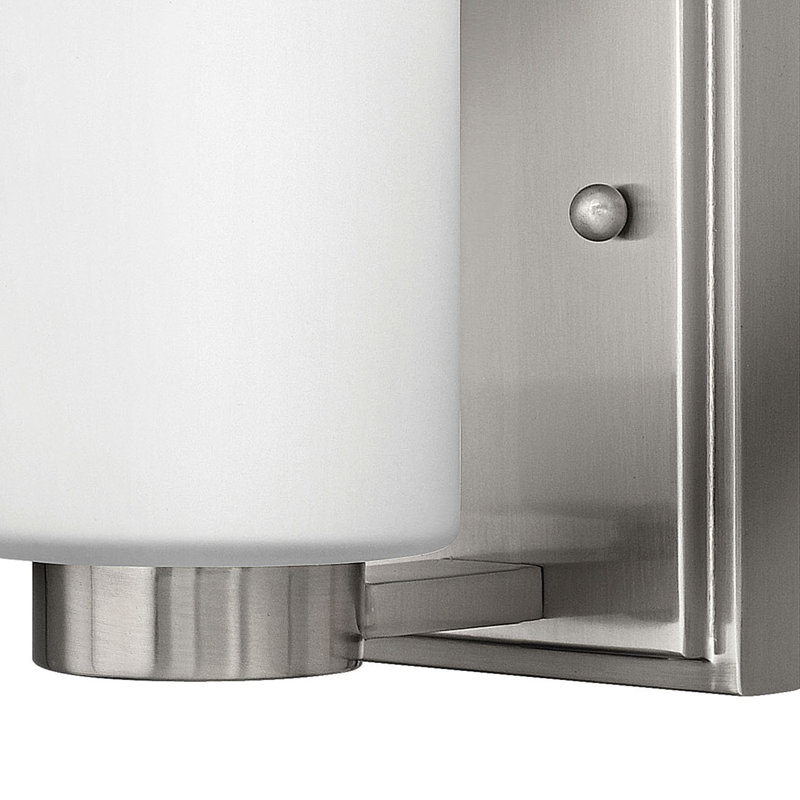 Akiharu Dimmable Bath Sconce, Brushed Nickel, Halogen
