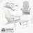 HDPE Folding And Adjustable Adirondack Chair With Ottoman-806725598