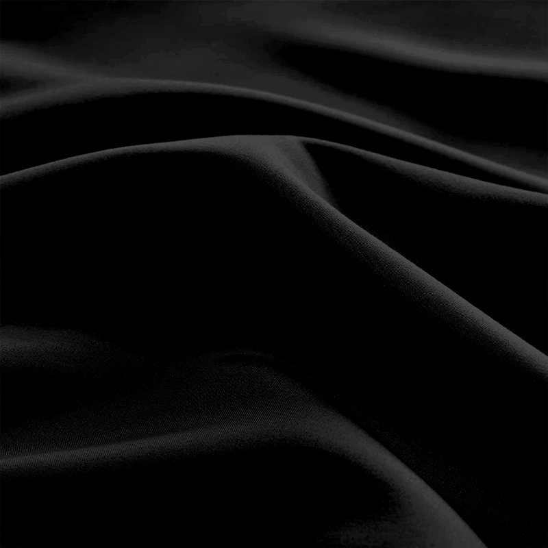 Iaan Soft Microfiber Brushed 40 cm Deep Fitted Sheet, Double, King, Kingsize (5'), Black