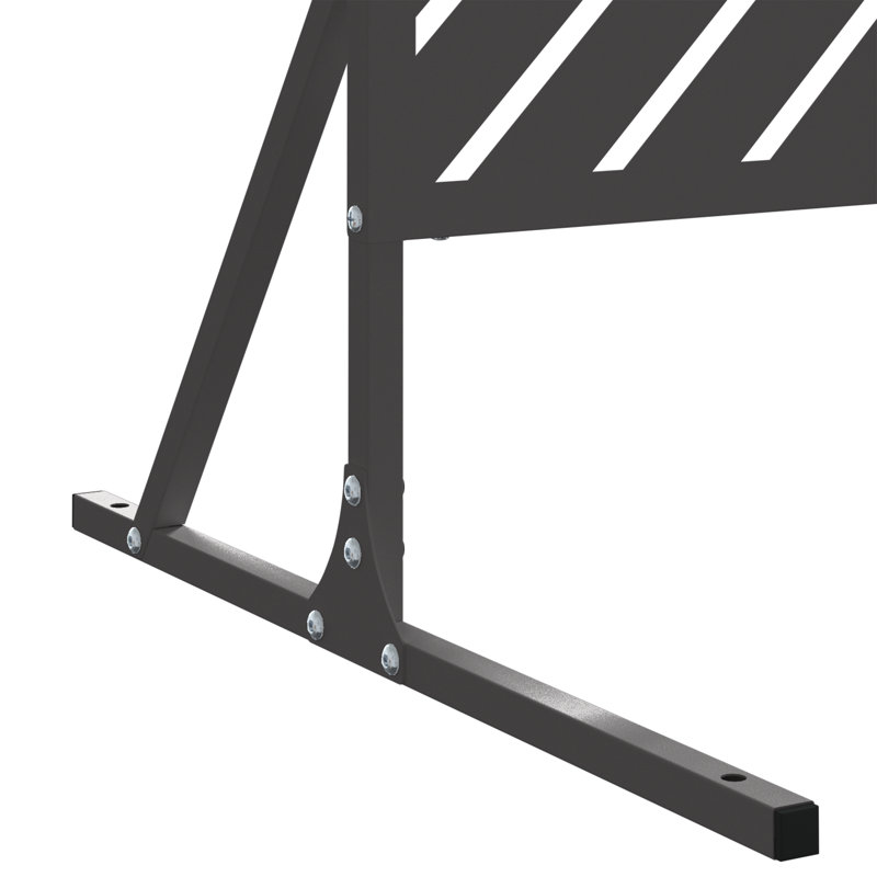 Stainless Steel Fence Panel Stainless Steel Medium Durable, Black, 180cm H x 100cm W