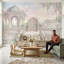 Murale de pavillon de jardin classique Pastel Garden-1319524758-1319524762