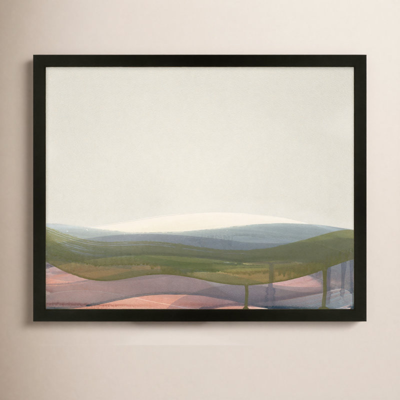 Preliminary I Print by Beth James, Black Framed, 30" W x 24" H