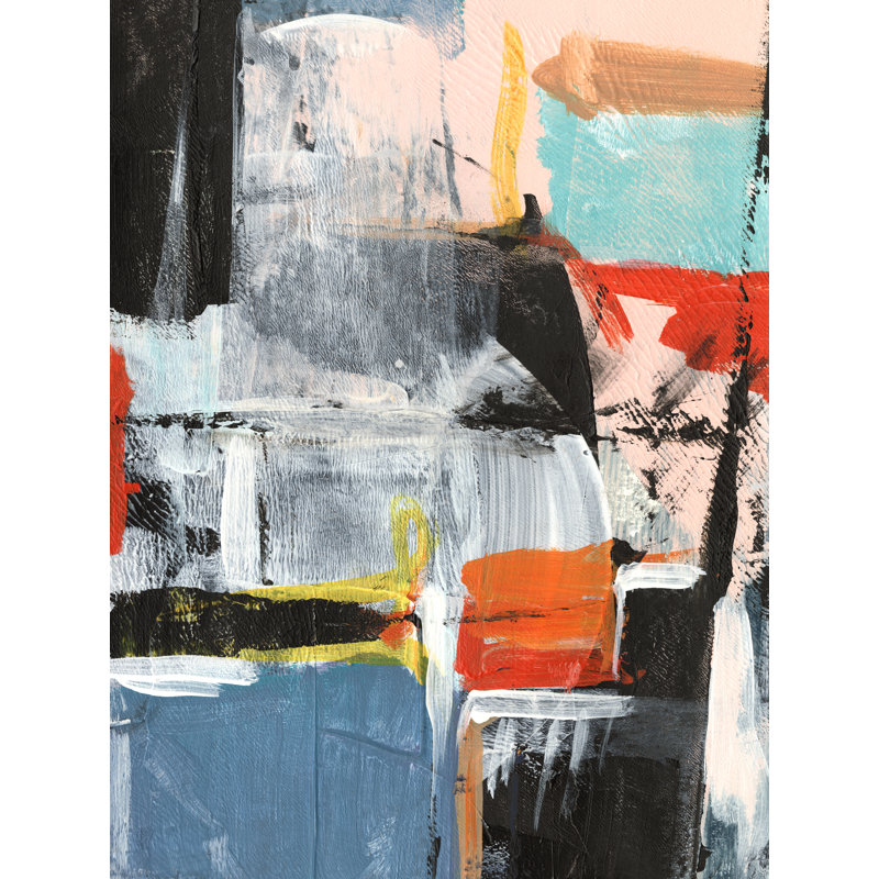 Tegon Erratic Marks II by Ethan Harper - Wrapped Canvas Print, 46 cm H x 30 cm W